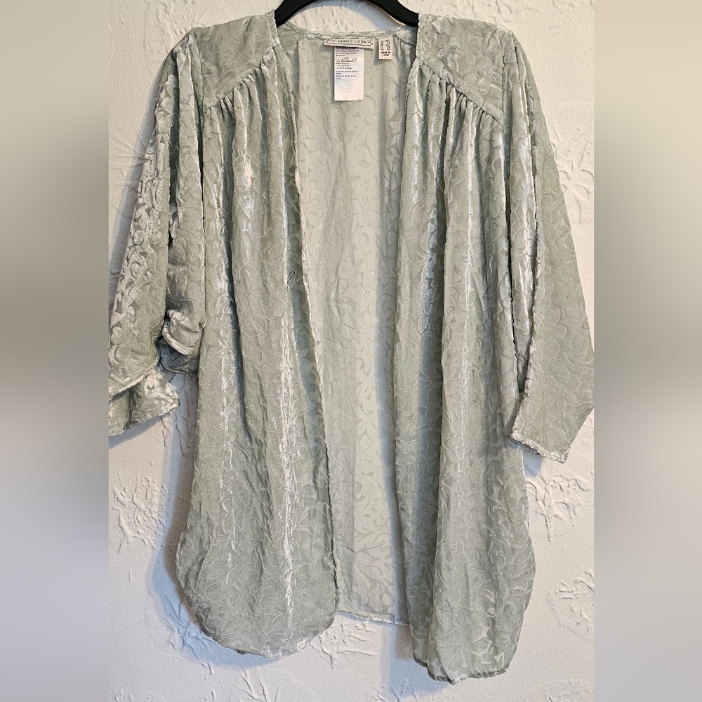 Muses Velvet Floral Kimono Cardigan XXS New
